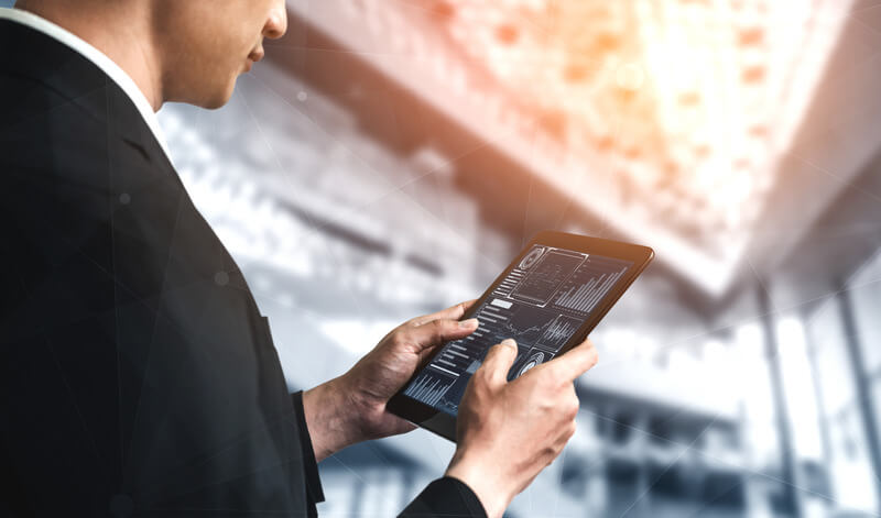 Data Analysis for Business and Finance Concept