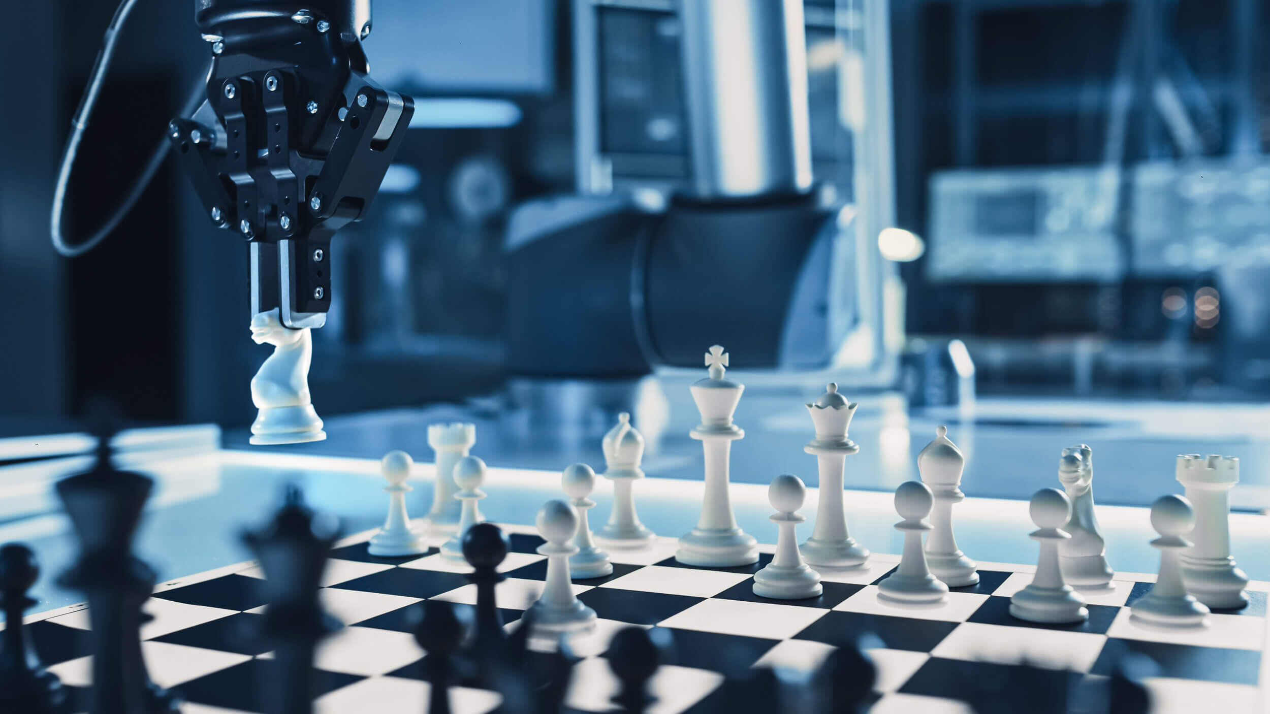 Close,Up,Shot,Of,A,Artificial,Intelligence,Operating,A,Futuristic